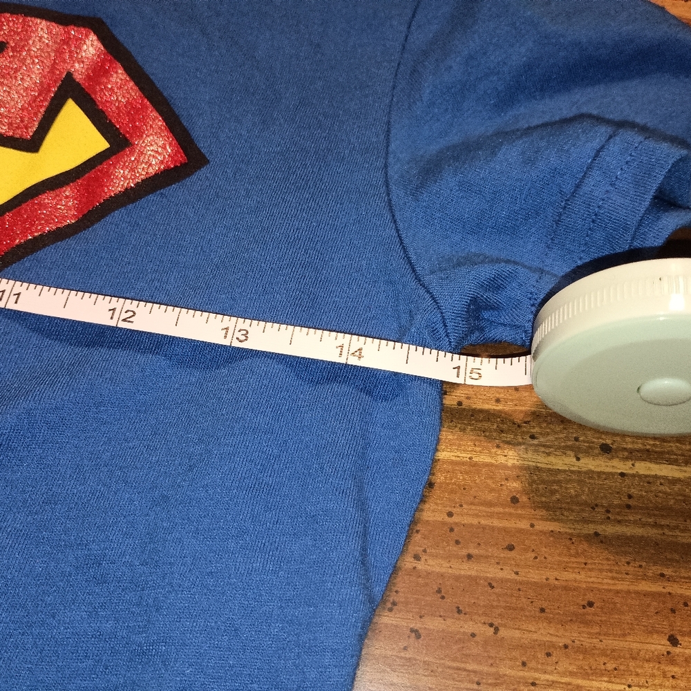 SUPERGIRL T-SHIRT WITH CAPE - Small // Cosplay Costume Tee Shirt DC Comics Hero - Picture 13 of 14